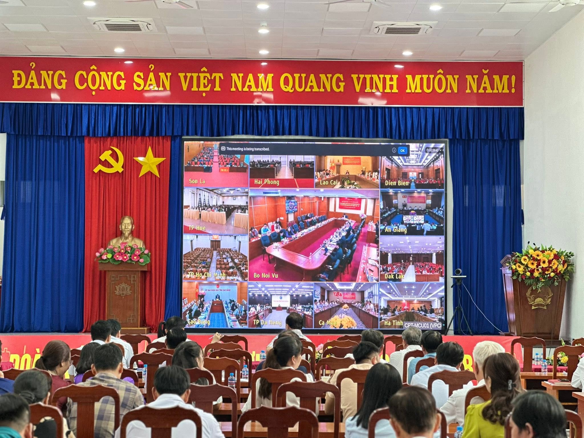 UBND PHƯỜNG TÂY NAM THAM GIA HỘI NGHỊ TRỰC TUYẾN TOÀN QUỐC TRIỂN KHAI CÔNG TÁC BẦU CỬ